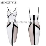 2016 Guangzhou Latest Model Stylish Ladies Fashion printed sleeveless strap summer Dresses fashion dress