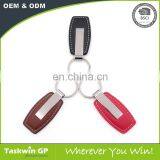 Good Quality Promotional Custom Leather Keychain and Metal Keyring thumbnail-5