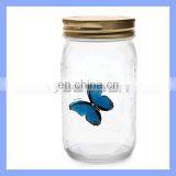 Christmas Auto Flying Pat 3 AAA Glass Flutter Butterfly Jars thumbnail-1