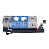 CNC450A China full function horizontal slant bed cnc multitasking twin spindle lathe