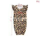 Colorful Blooming Flower Pattern Flutter Sleeve Wholesale Baby Girls Sleeping Bags.matching Headband thumbnail-6