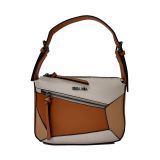 Factory Hot Sell Pu Leather Women Small Contrast Color Amazon Shoulder Bag