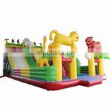 Outdoor Inflatable Kids Children Amusement Park Fun City Bouncy Jumping Castle Slide Playground On Sale thumbnail-1