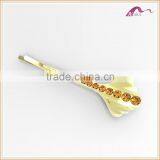Chinese Traditional Crystal Ginkgo Leaf Hair Pins Hair Accessories For Women thumbnail-5