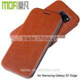 MOFi Case for Samsung Galaxy S7 Edge G9350, Flip PU Leather Cover for Samsung Galaxy S7 Edge Case thumbnail-1