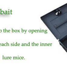 Plastic Mouse Locking Bait Station Rat Rodent Trap Control With Key thumbnail-5