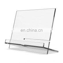 Acrylic Cookbook Holder Adjustable Cookbook Stand for Kitchen Book Holder