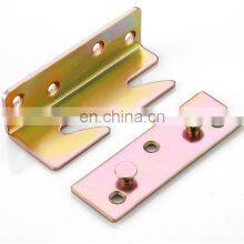 Zinc Plating Connector Bracket Bed Frame Brackets Connector Bed Sofa Hardware Sofa Hinge thumbnail-1