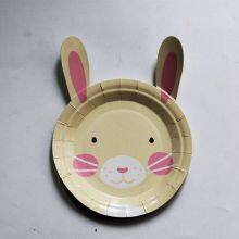 Custom Animal shape printed paper plate