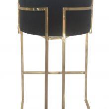 XC201 Gold Chair PU Hotel Chair Stainless Steel High Chair Modern Furniture thumbnail-5