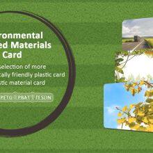 100% Recycled Eco-friendly Recycling Plastic R-PVC Card Recycled PVC Smart Card Contactless NFC Chip thumbnail-5