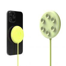 Dropshipping Sucker Wireless Charger Built in Cable Fast Charging for Iphone Samsung Universal Portable Charger Wireless 15W thumbnail-1