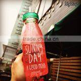 16 oz Single Wall Milk Bottle , Colorful Plastic POP Soda Bottle thumbnail-2