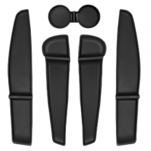 TPE Car Door Organizer Tray and Cup Holder for 2025 Tesla Model Y Juniper - Model DZ25046600