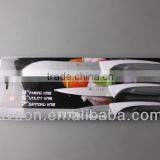 2014 LIVEON 3pcs Black Titanium Boned Kitchen Knife thumbnail-1