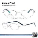 Full-rim Metal Oval New Model Fancy Reading Eyewear Optical Glasses Frame From China thumbnail-1