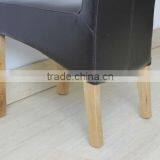 RCH-4065-4 Black High Back Roll Head PU Leather Dining Chair thumbnail-6