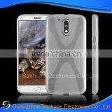 X Line Design Pattern Cell Phone Case for MOTOROLA G4 Plus Tpu Soft Cover