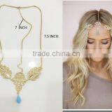 FASHION METAL HAIR BAND GLASS TEARDROP MKH-16036010 thumbnail-1