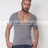 Deep V Neck Men Tshirt thumbnail-6