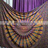 Beautiful Peacock Mandala Hot Selling Tapestries Wall Decor Boho Yoga Mat thumbnail-1