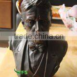 Bronze American Man Bust