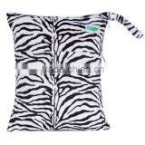 Two Pockets Printed Biaper Bag Washable Wetbag With Zipper thumbnail-1