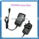 AC Adapter 7.5V 2A Tablet Wall Charger 5.5*2.1mm/2.5mm