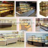 Supermarket Wooden Display Stand Glass Bakery Display Cabinet thumbnail-5