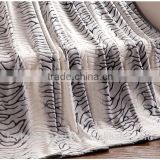 2014 New style super soft Thick printed carved flannel fleece blanket