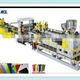 China good supplier high effeciency pp Single layer plastic extruded machine