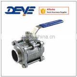 Ball Valves With Three-Piece Body NPT/BSP ENDS 1000WOG/2000WOG Stainless Steel /Carbon Steel Quality Choice thumbnail-6
