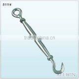 Turnbuckle With One Eyelet and One Hook