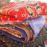 indian kantha quilt