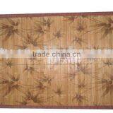 Printed bamboo table plate pads