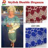 High Quality Organza Lace With Stone Organza Lace Fabric Wedding Dress thumbnail-1