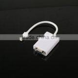 0.3M 1FT Mini DisplayPort | Thunderbolt to to VGA Female Cable White for MacBook Air/MacBook Pro/iMac/Mac Mini