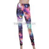 Top Quality Lycra Fabric All Over Digital Printed Galaxy Legging For Yoga, Running, Sports