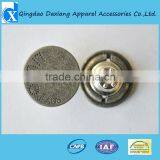 2015 Zinc Alloy Engraved Silver Jeans Button for Denim