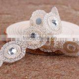 China Manufacture Sale Rhinestone Mesh Ribbon/Chian With Hotfix Glue thumbnail-5