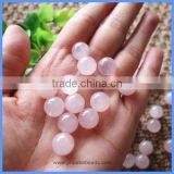 4mm 6mm 8mm 10mm 12mm Half Drilled Round Natural Pink Quartz Loose Beads Gemstone For DIY Earrings Making HD-PQSR4mm thumbnail-4