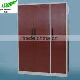 Luoyang High Quality 3 Door Practical Bedroom Designer Almirah Wardrobe With Mirro thumbnail-2