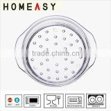 new product Microwave Pyrex Glass Food Steamer made in china