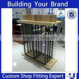 Factory Price Customized Metal Wire Bottle Display Rack For Wine Store thumbnail-5