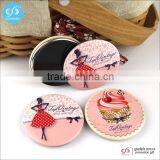 Custom Printed Tinplate Fridge Magnets Round Shape Magnetic Metal Stickers thumbnail-1