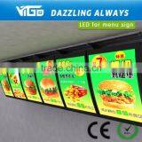 AC220V Easy Insstall Led for Menu Board for Restaurant