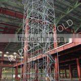 Indoor working tower scaffolding