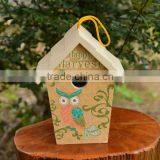 Garden Decorative Wooden Bird Cages Natural Bird Nest thumbnail-1