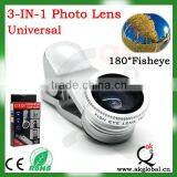Universal 3 in 1 Camera Lens Kit for IPhone Samsung Galaxy HTC Motorola and More thumbnail-1