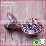 Designed High Quality Gold Logo Brown Metal Button Rivet thumbnail-6